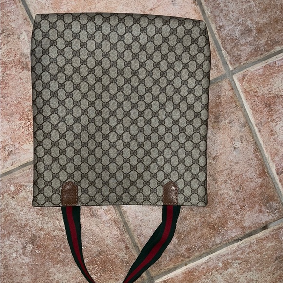 Gucci Beige and Brown Signature Tote - Picture 4 of 8